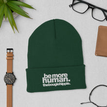 Load image into Gallery viewer, be more human. | cuffed beanie